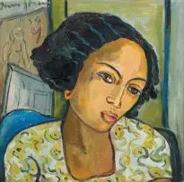 Irma Stern, Malay Woman, oil on canvas