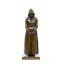 Anton van Wouw, Die Noitje van die Onderveld, bronze with a brown patina