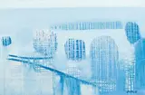 Larry Scully, Abstract Composition, oil on canvas