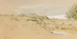 Aapies River, Pretoria by Pieter Wenning, pencil and watercolour, sold Nov 2016
