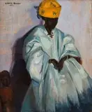 Elie Miller-Ranson, Portrait of a Woman, oil on board