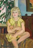 Ruth Everard Haden, Portrait of Leonora, oil on canvas