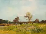 Farm Scene by Errol Boyley, oil on canvas, sold Nov 2016