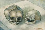 Eugene Labuschagne, Monkey Skulls (Amsterdam), oil on canvas