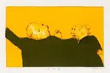 Robert Hodgins, A Little Tiff, colour monotype