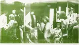 The Strasse Der Grosse Freiheit, Hamburg, recto; Girls Skipping, verso by Walter Battiss, colour screenprint, offered Nov 2016