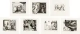 Deborah Bell, Marriage-a-la-Mode series, seven, etching and aquatint