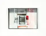 Nils Burwitz, Entry, mixed media on canvas board