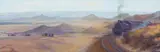 Maud Sumner, Steam Train in the Karoo, oil on canvas