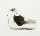 David Hockney, Reclining Figure, etching