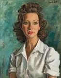 Neville Lewis, Portrait of Blanche Behrmann