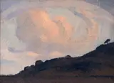 Landscape with Clouds by Jacobus Hendrik Pierneef, oil on board, sold Nov 2016