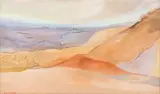 Maud Sumner, Namib Landscape, oil on canvas