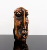Lucas Sithole, Had Enough!, carved wood