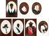 Johannes Phokela, Collar Series, seven, 2006, oil on paper