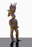 Deborah Bell, Unearthed I, bronze with a brown patina