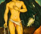 Alexis Preller, David, oil on panel