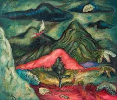 Alexis Preller, Revelation, oil on canvas