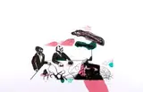 Robert Hodgins, October 1929, screenprint and lithograph