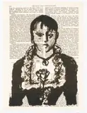 Heating and Ventilation by William Kentridge, chine collé and lithograph, sold Jul 2016