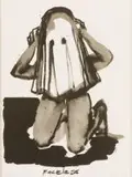 Marlene Dumas, Faceless, lithograph