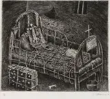 Norman Catherine, Intensive Care, etching