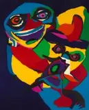 Personnage by Karel Appel, colour lithograph, sold Jul 2016