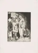 Cyprian Shilakoe, We're Are Leaving, intaglio etching