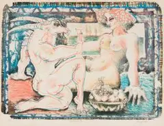 Braam Kruger, Kasterlee III, colour lithograph