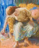 Hennie Niemann Snr, Girl Reaching for Book