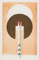 Abstract Composition by Hannes Harrs, colour lithograph, offered Jul 2016