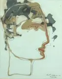 Christo Coetzee, Head-Kop, mixed media on paper