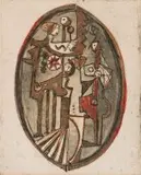Dirk Meerkotter, Gesprek, etching