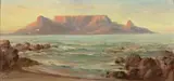 View of Cape Town by Edward Clark Churchill Mace, oil on board, offered Jul 2016