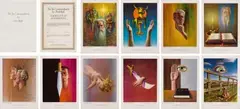 Vladimir Tretchikoff, The Ten Commandments; Medallions, colour photolithographs