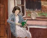 Enslin Du Plessis, Woman Reading