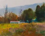 Errol Boyley, Pastoral Scene, oil on canvas