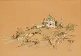 Mosque by Gregoire Boonzaier, watercolour, sold Jul 2016