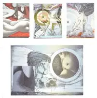 Armando Baldinelli, Standing Nude, Profile, Target and Reclining Nudes, colour lithograph