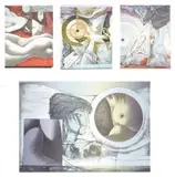 Armando Baldinelli, Standing Nude, Profile, Target and Reclining Nudes, colour lithograph