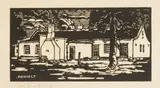 Huis van Generaal Smit, Pretoria (Nilant 29) by Jacobus Hendrik Pierneef, linocut, sold Jul 2016