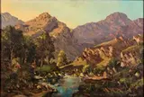 Gabriel de Jongh, Mountainous Landscape with Stream