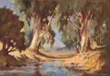 Johannes Oldert, River and Gum Trees