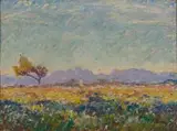Edward Roworth, Cape Landscape, oil on canvas