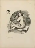 Etude de Femme Nue Assise by Pierre-Auguste Renoir, lithograph, sold Jul 2016