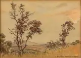 Erich Mayer, Landscape with Trees