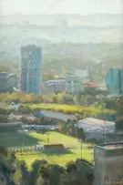 Walter Voigt, Auckland Park Afternoon, oil on canvas