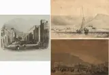 Thomas Bowler, St George Street, Cape Town; Simon's Town (The Naval Depot) Cape of Good Hope; and The Great Meeting held in front of the Commercial Hall, Cape Town on 4 July 1849, lithographs, three
