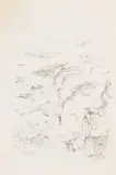 Trees and Birds by Walter Battiss, pen and ink, offered Apr 2016