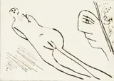 Walter Battiss, Peeper, etching